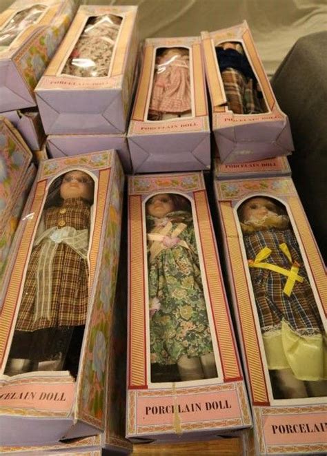 porcelain doll boxes